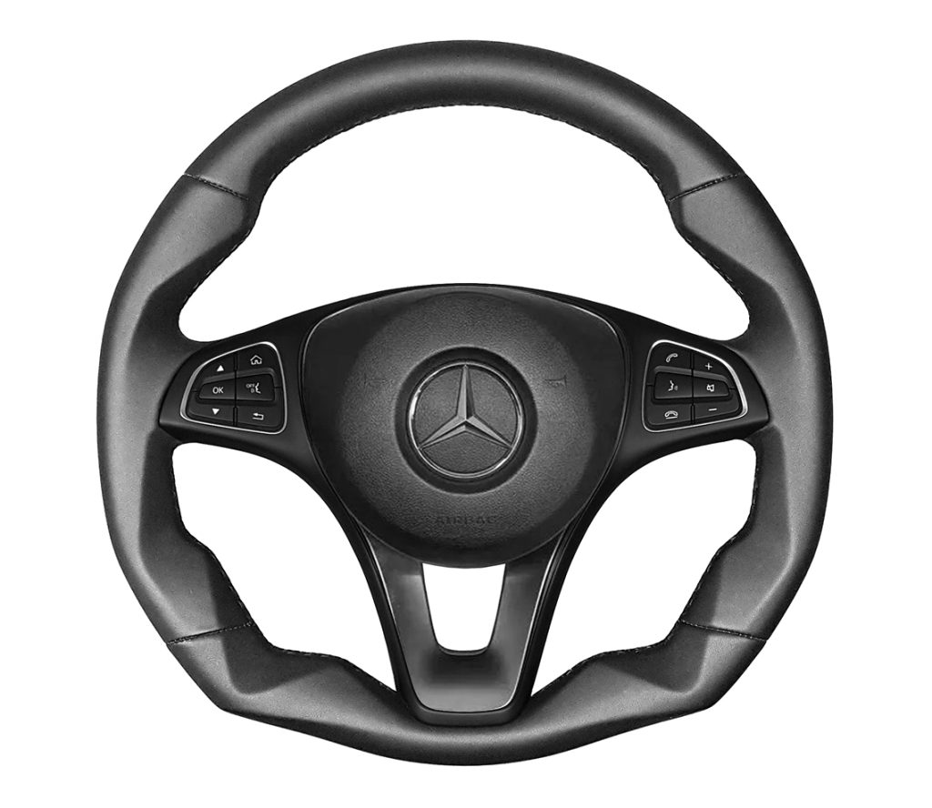 Перспективный дизайн тюнинга руля Mercedes Benz W205.